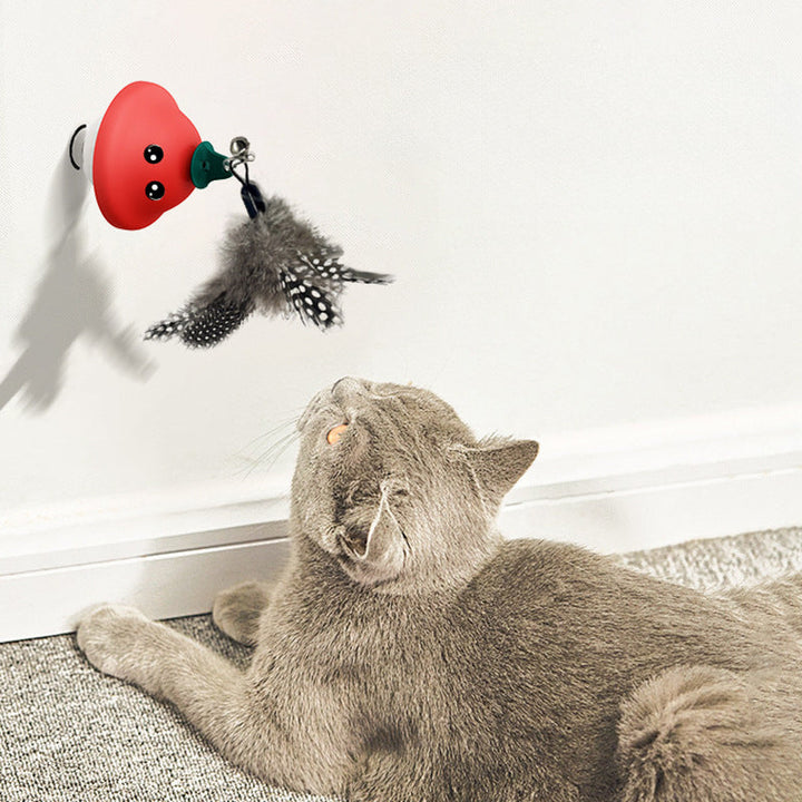 Unleash the Fun with Our Retractable Wand Suction Cup Interactive Toys for Pets