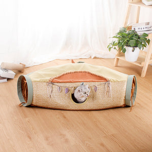 Transform Your Cat's Playtime with the Pet Cat Litter Net Roll Interactive Totoro Toy