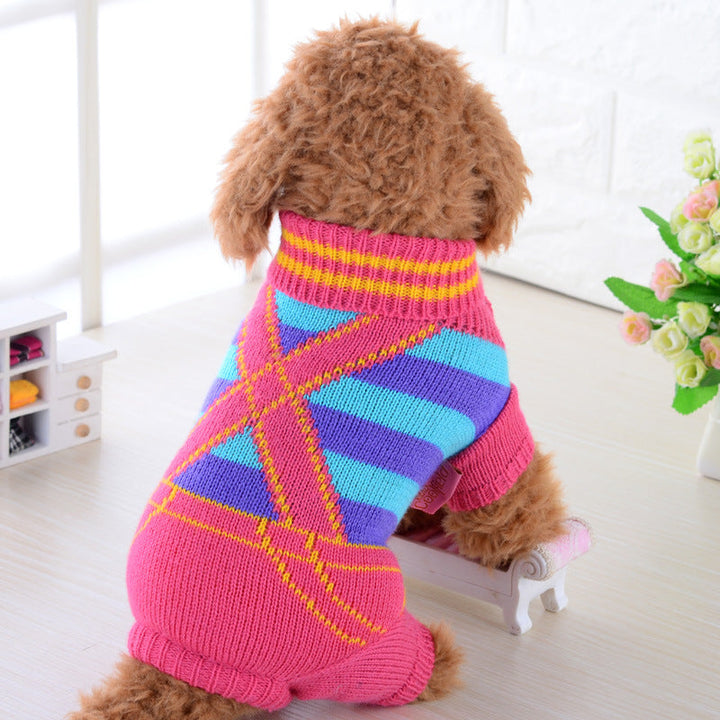 Keep Your Furry Friend Cozy with Our Warm Knit Pet Sweater