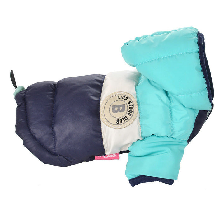 Keep Your Furry Friends Warm and Stylish with Our Waterproof Warm Cotton-Padded Pet Jacket
