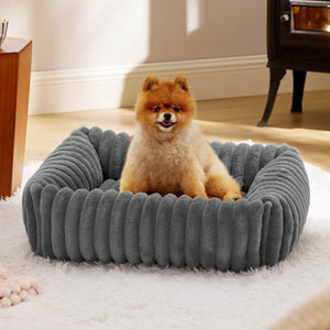 All Season Warm Plush Pet Bed For Comfortable Rest And Sleep