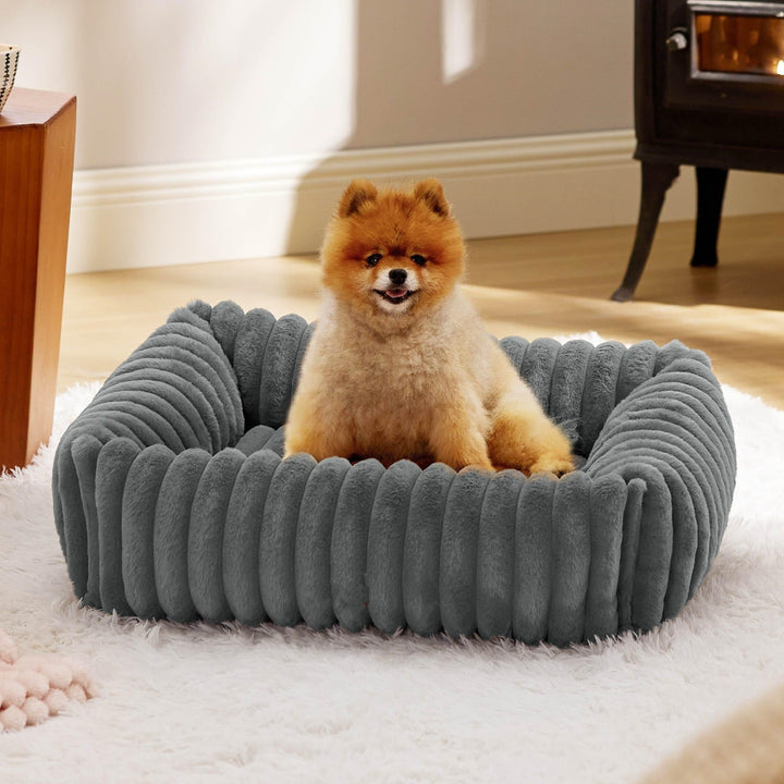 All Season Warm Plush Pet Bed For Comfortable Rest And Sleep