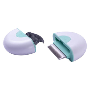 Pet Grooming Comb Steel Brush For Shedding And Matted Hair Care