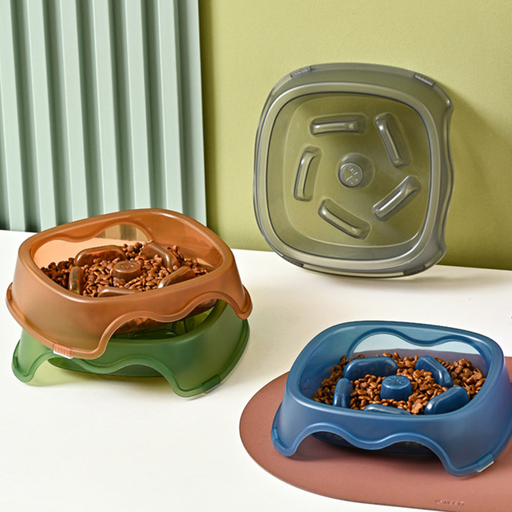 Slow Anti-Choking Water and Food Bowl for Pets