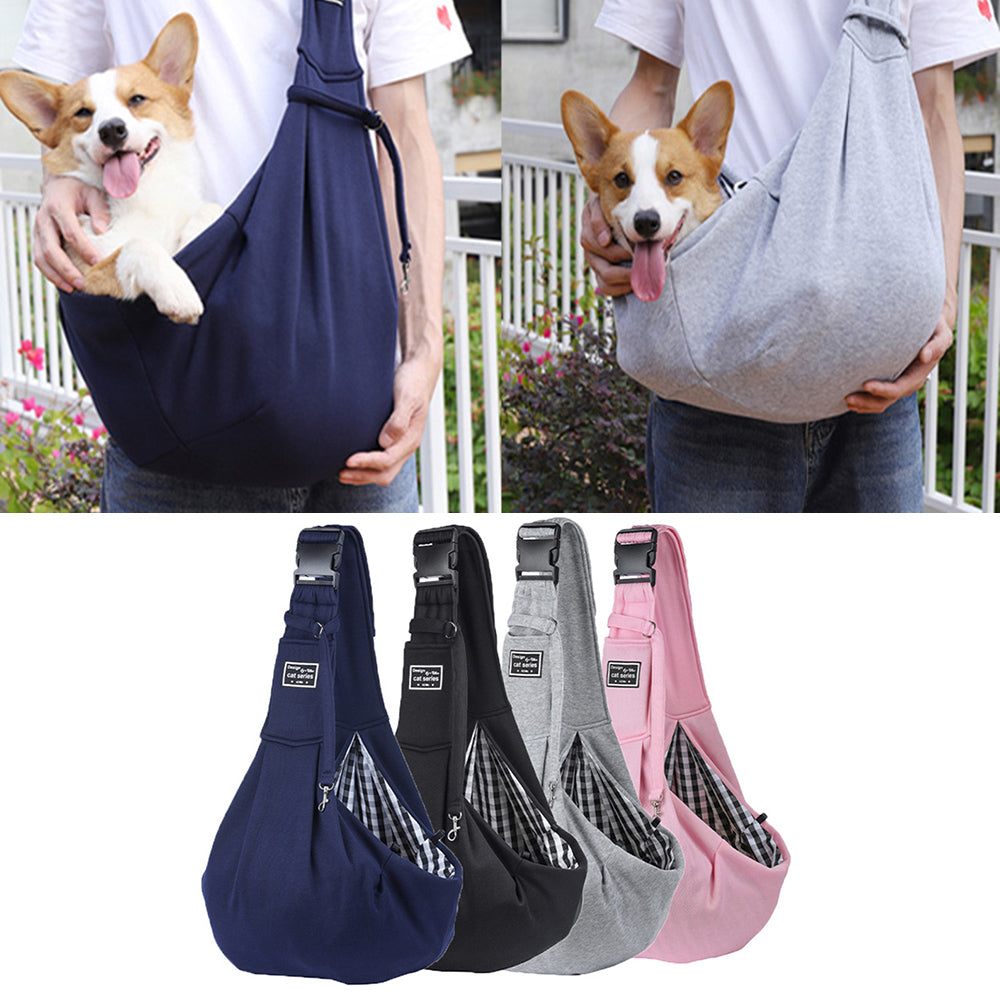 Comfortable Cotton Pet Carrier Bag Outdoor Travel Shoulder Sling