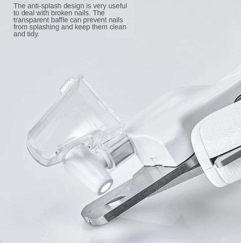 Professional Pet Nail Clipper Scissors With LED Light Grooming Tool