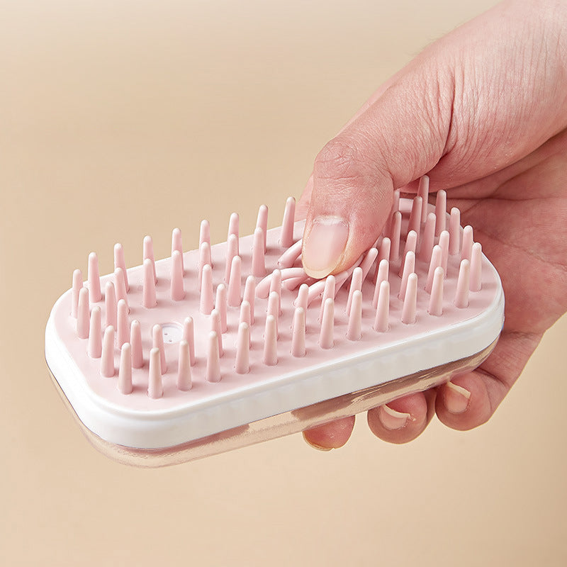 Silicone Pet Bath Brush For Gentle Massage And Cleaning