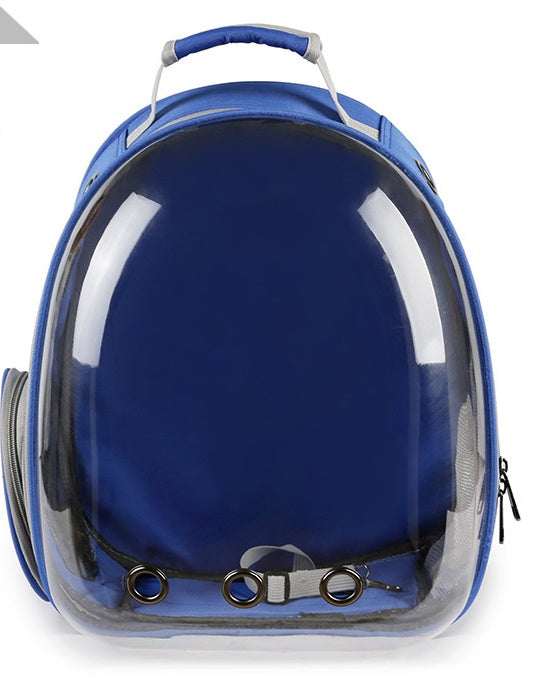 Portable Pet Backpack Carrier Bubble Capsule Design 360 Degree View