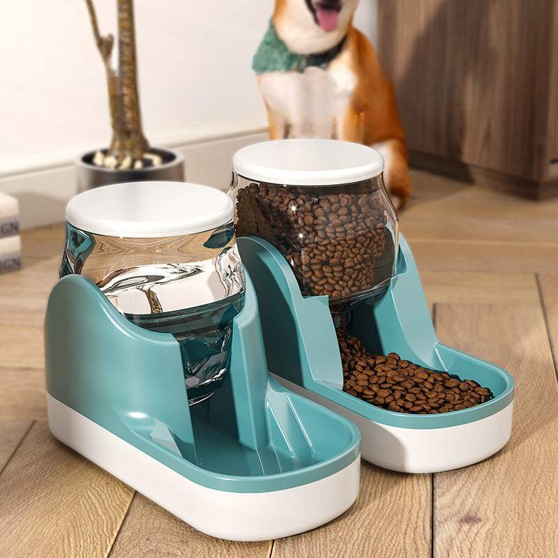 Automatic Water Fountain and Food Dispenser for Pets Large Capacity