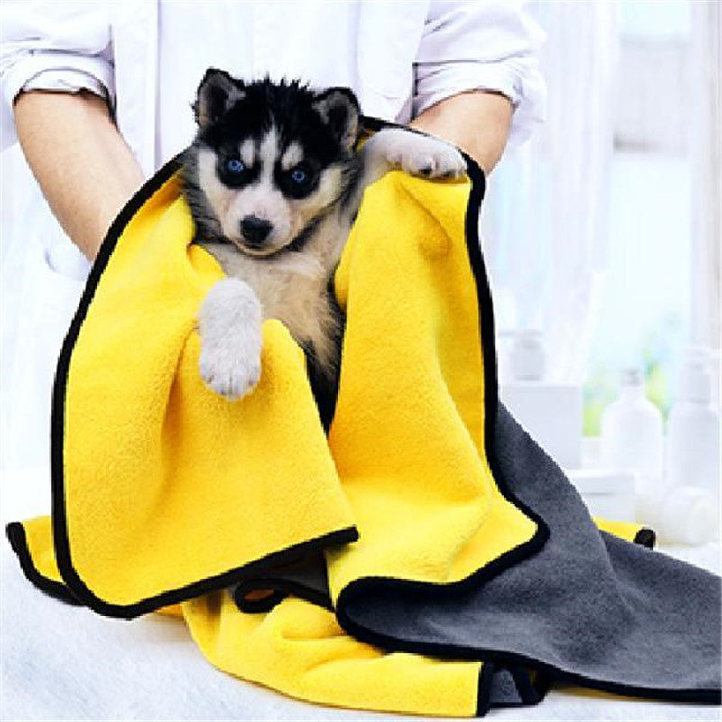 Absorbent Pet Bath Towel Multi-Size High-Quality Material