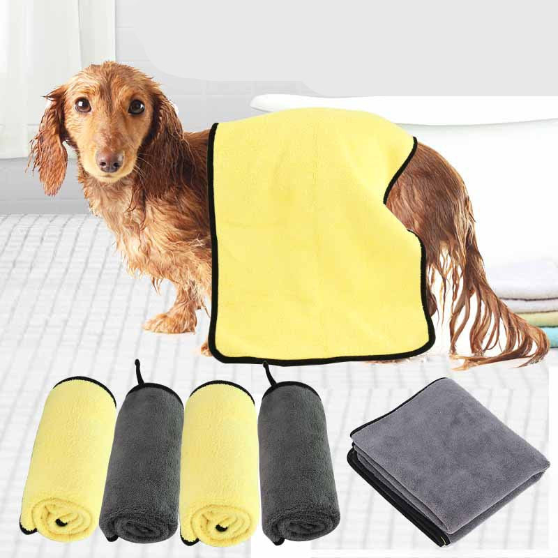 Absorbent Pet Bath Towel Multi-Size High-Quality Material
