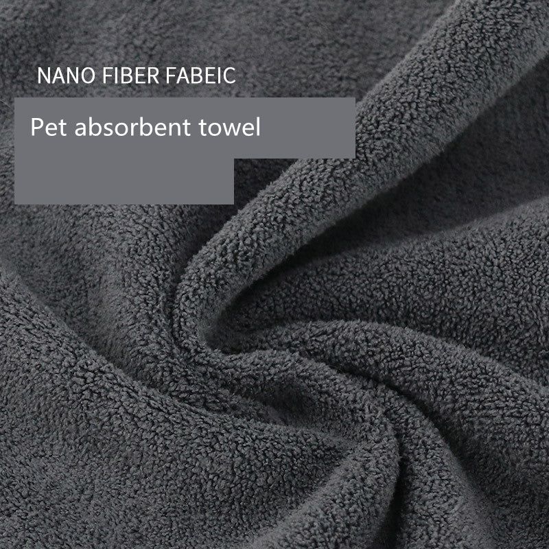 Absorbent Pet Bath Towel Multi-Size High-Quality Material