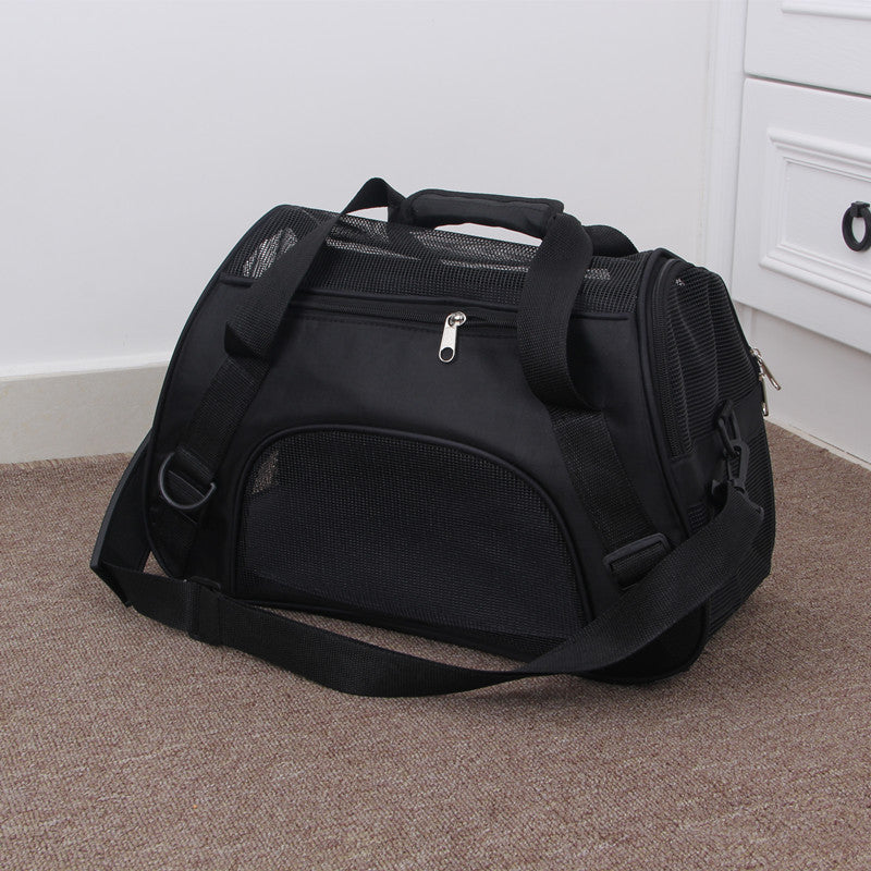 Portable Mesh Pet Carrier Bag For Travel
