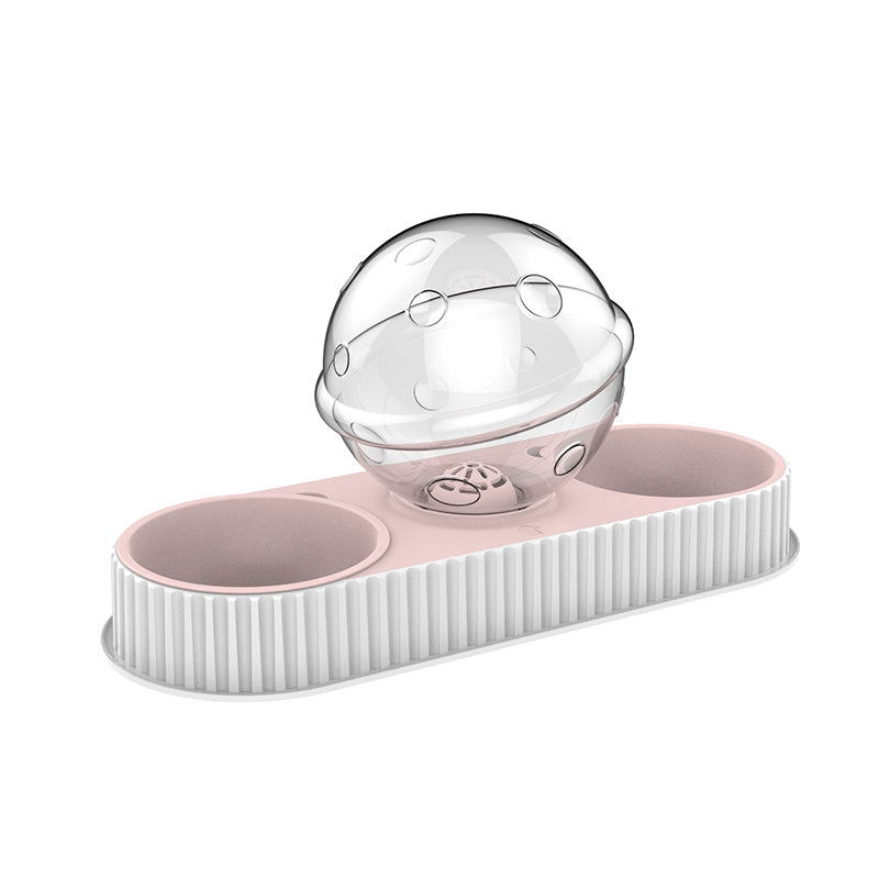 Automatic Plastic Feeding and Water Bowl for Pets