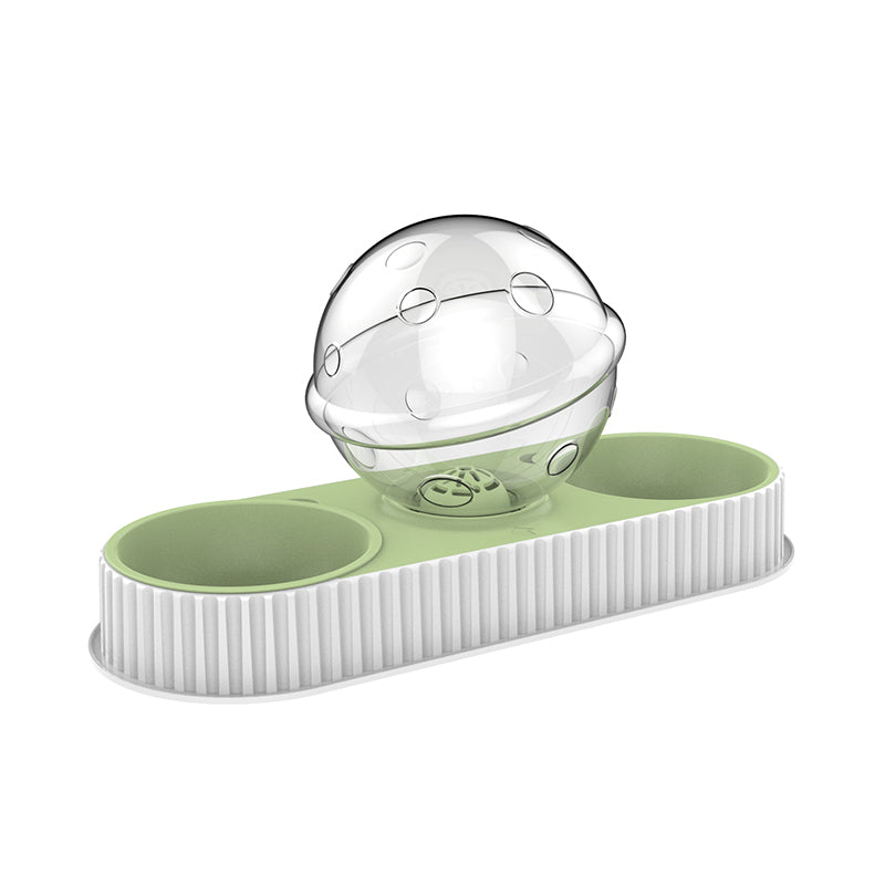 Automatic Plastic Feeding and Water Bowl for Pets