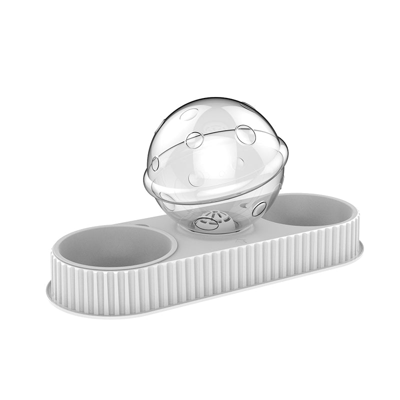 Automatic Plastic Feeding and Water Bowl for Pets