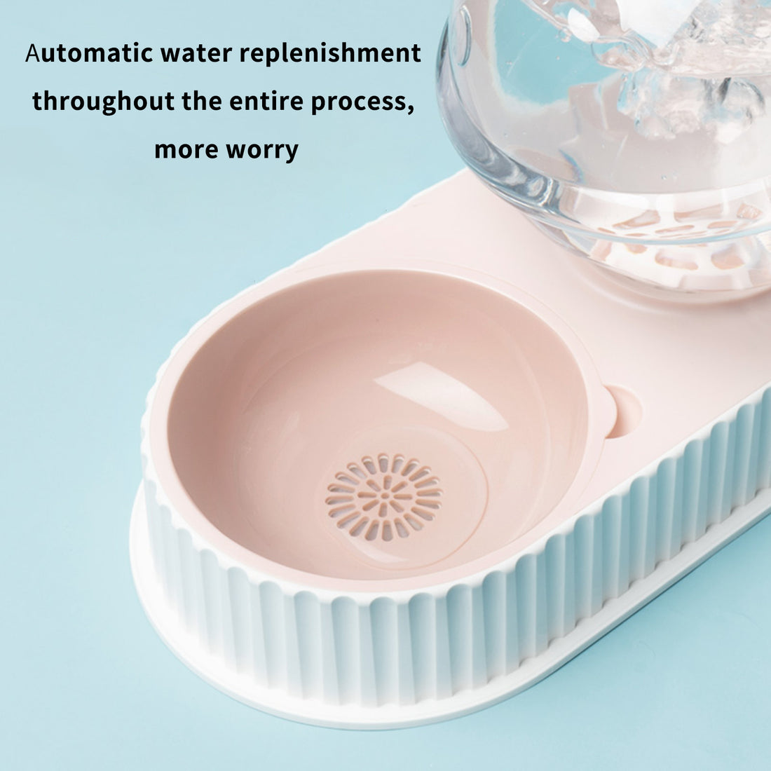 Automatic Plastic Feeding and Water Bowl for Pets