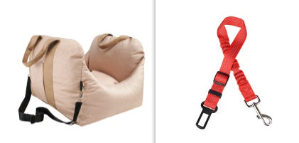 Waterproof Breathable Pet Car Seat Carrier Basket Travel Safety Bag