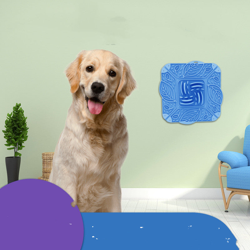 Foldable Silicone Slow Feeding Bowl and Mat for Pets