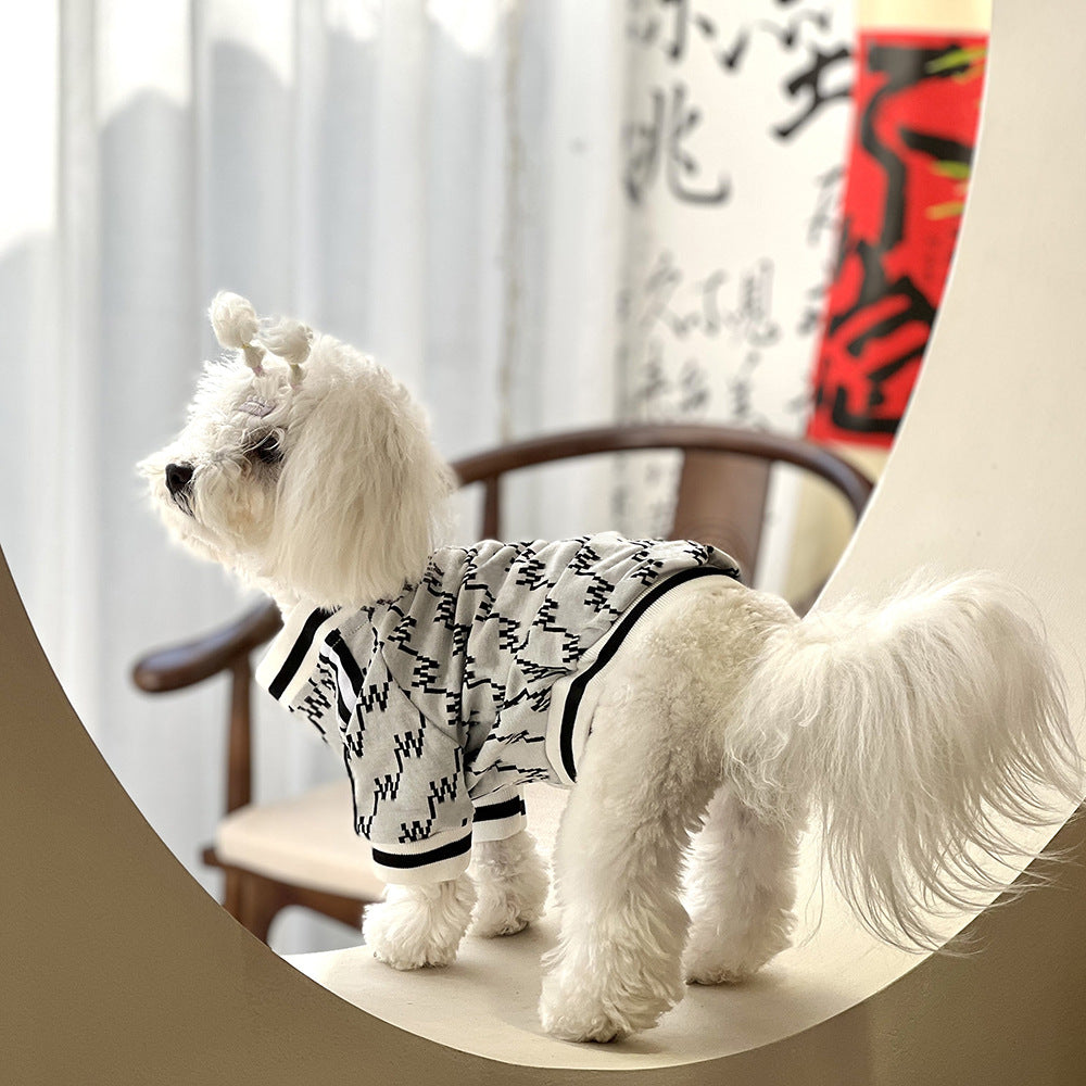 Autumn Winter Zipper Pet Jacket Coat