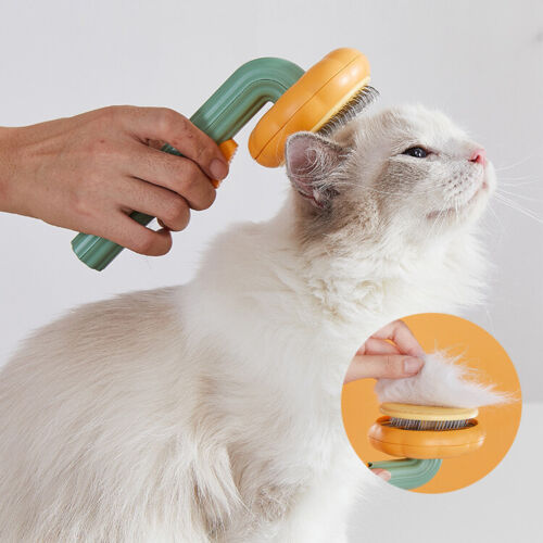 Pet Self Cleaning Slicker Brush For Undercoat And Tangled Hair Removal