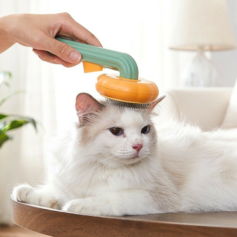Pet Self Cleaning Slicker Brush For Undercoat And Tangled Hair Removal
