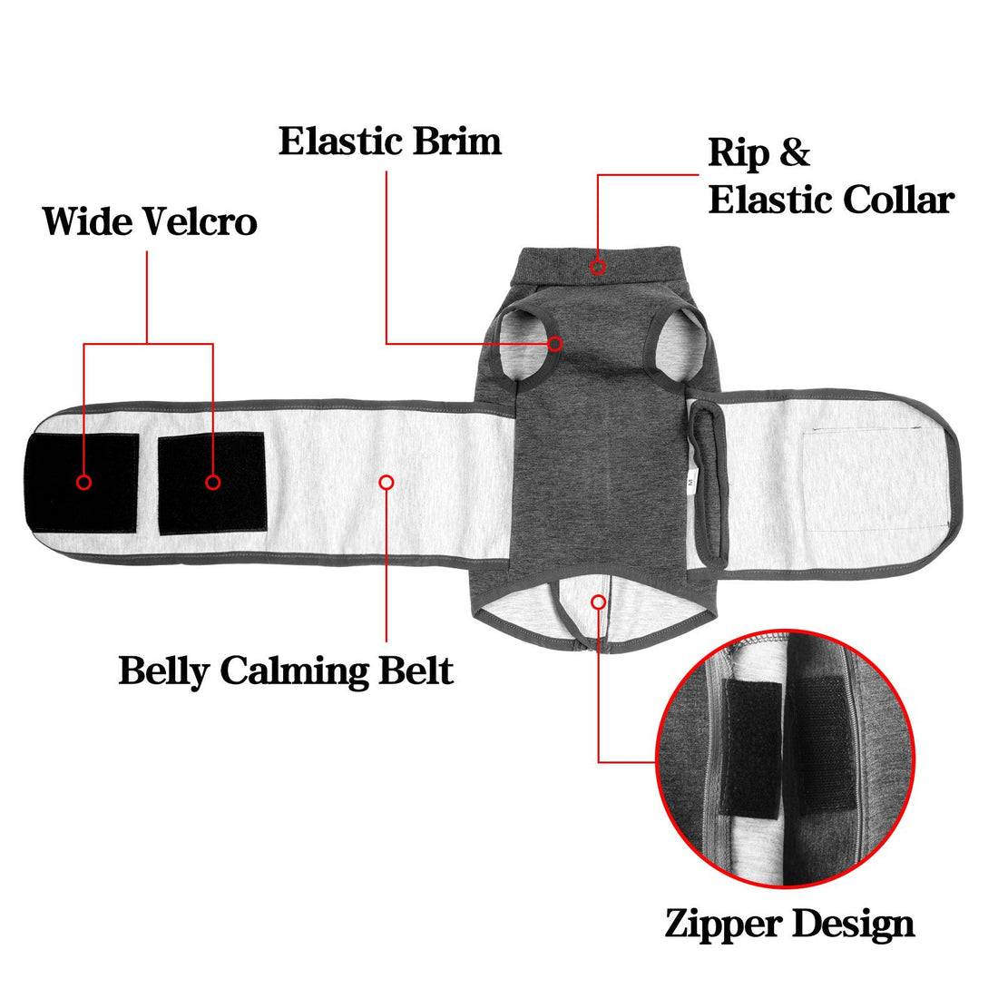 Polyester Cotton Double-Layer Pet Comfort Jacket