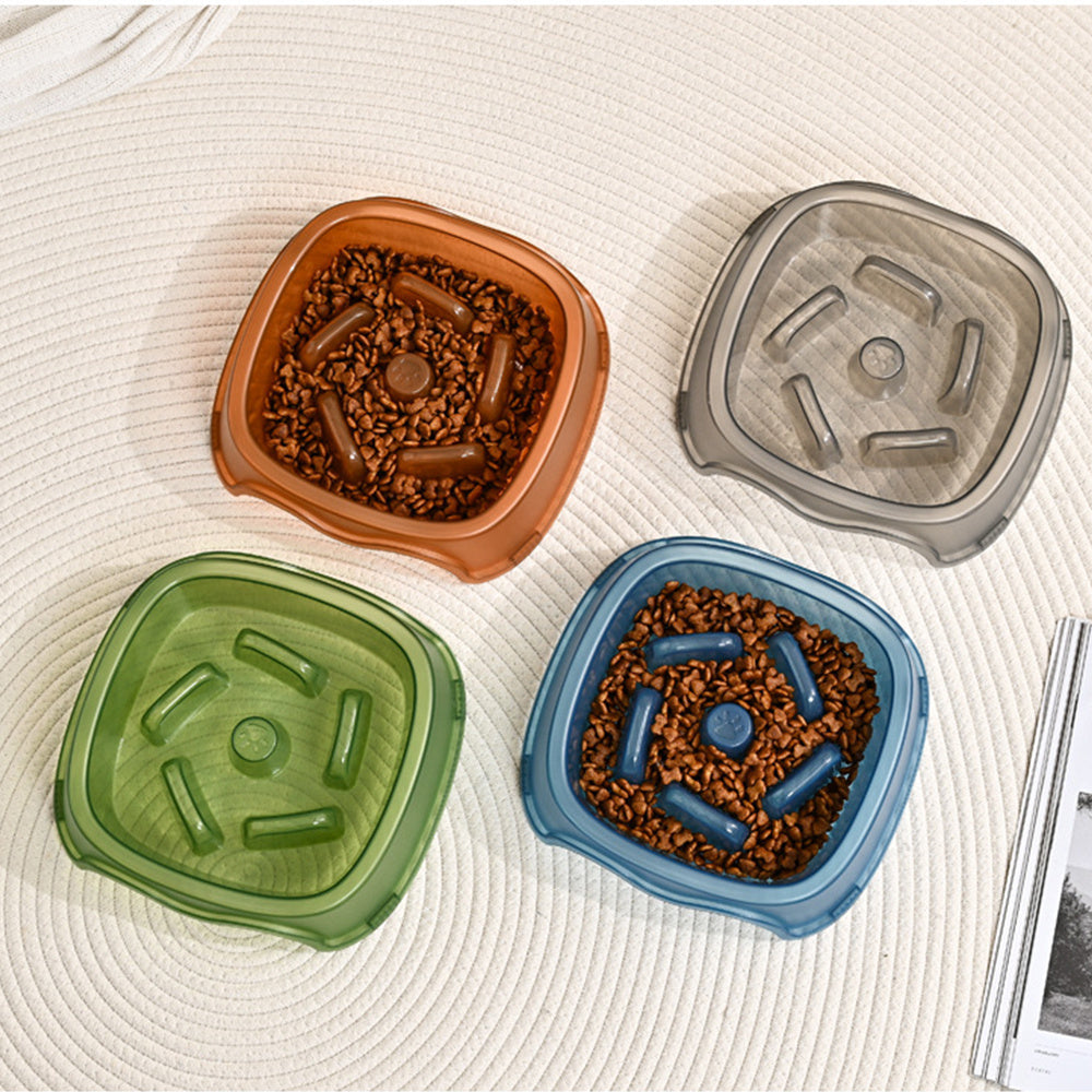 Slow Anti-Choking Water and Food Bowl for Pets