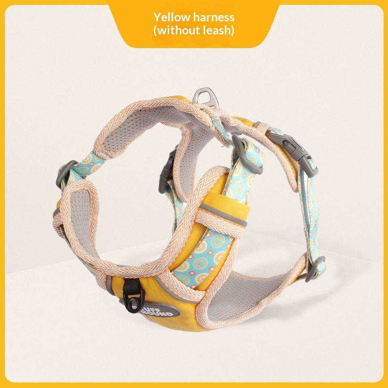 Pet Harness Vest Style Walking Leash For Small To Medium Pets