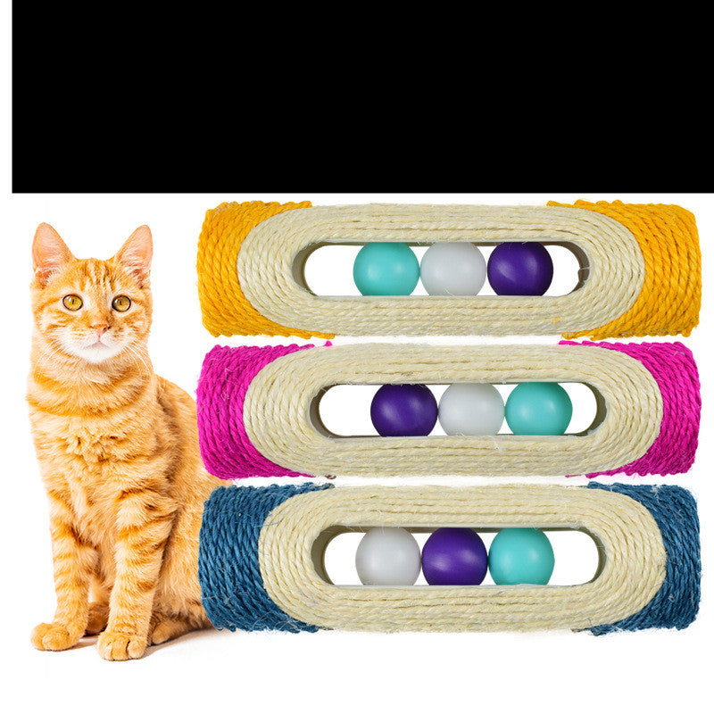 Durable Sisal Drum Toys for Pets Interactive Fun