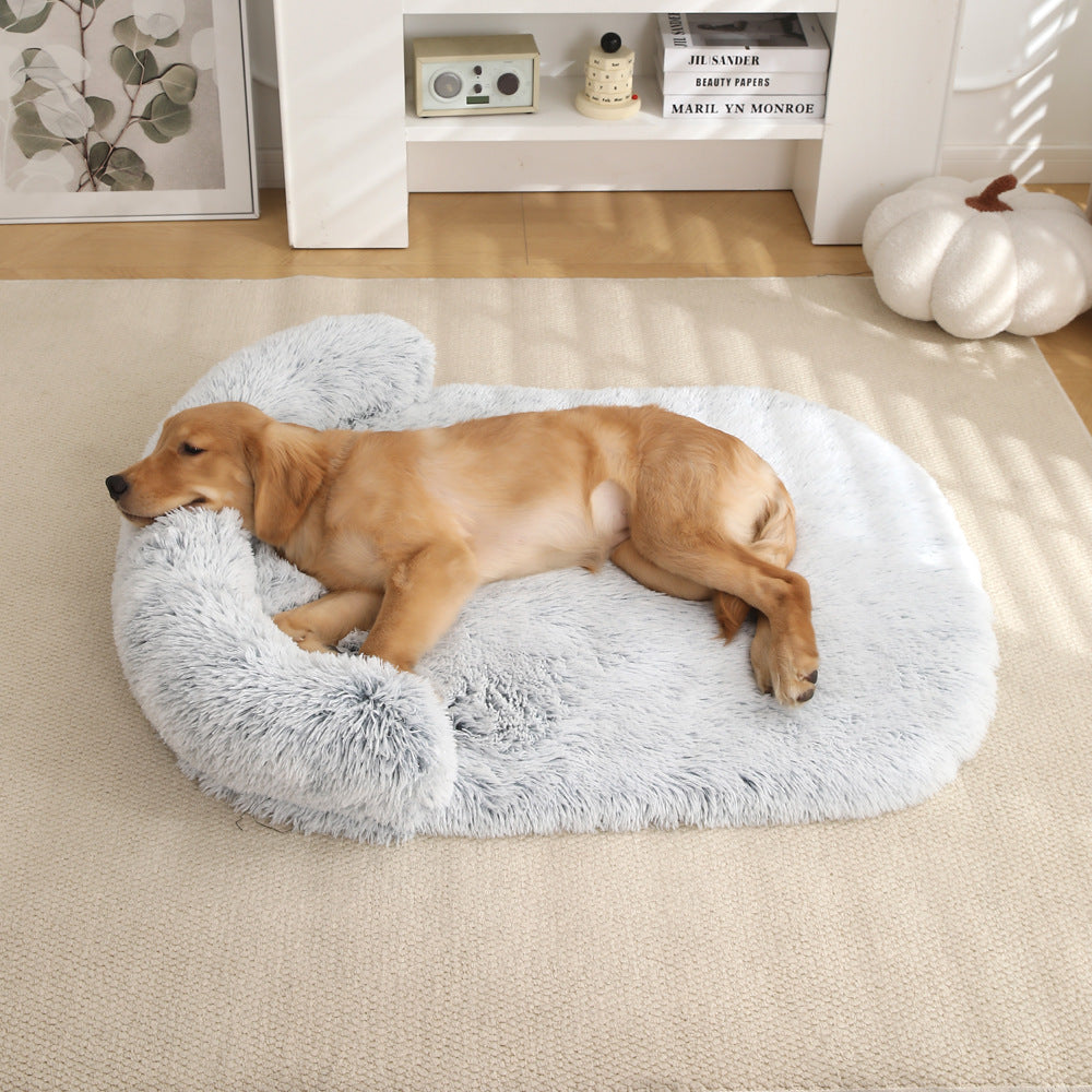 Plush Pet Bed Warm Cushion For Comfortable Sleep And Rest