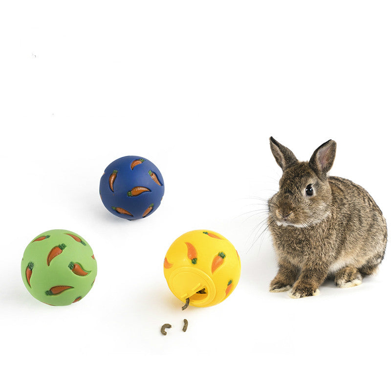 Pet Feeding Ball Toy For Rabbit Interaction