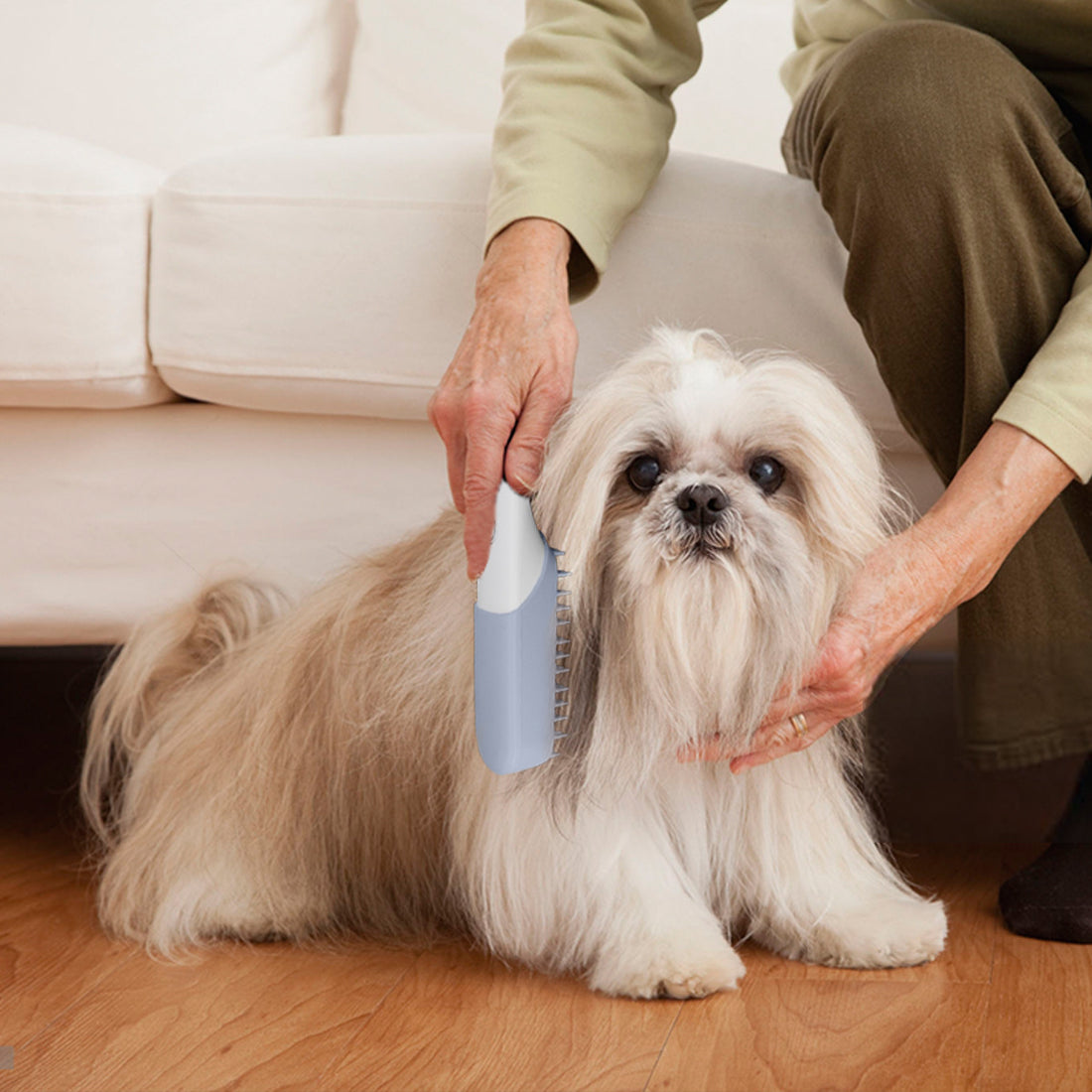Pet Silicone Massage Brush Deodorizing Cleaning Comb For Fur Removal