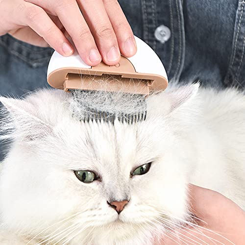Pet Grooming Comb Steel Brush For Shedding And Matted Hair Care