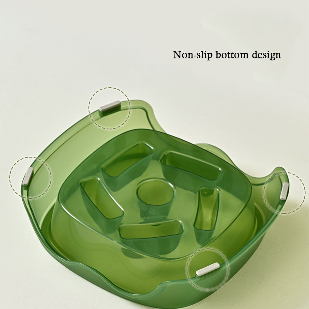 Slow Anti-Choking Water and Food Bowl for Pets