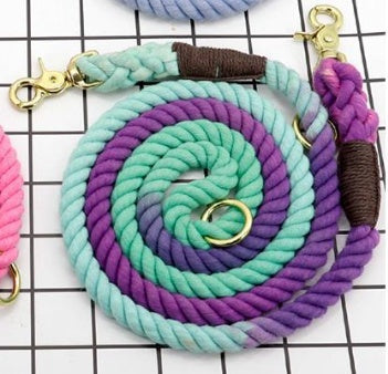 Multi Color Cotton Pet Long Leash For Training And Walking