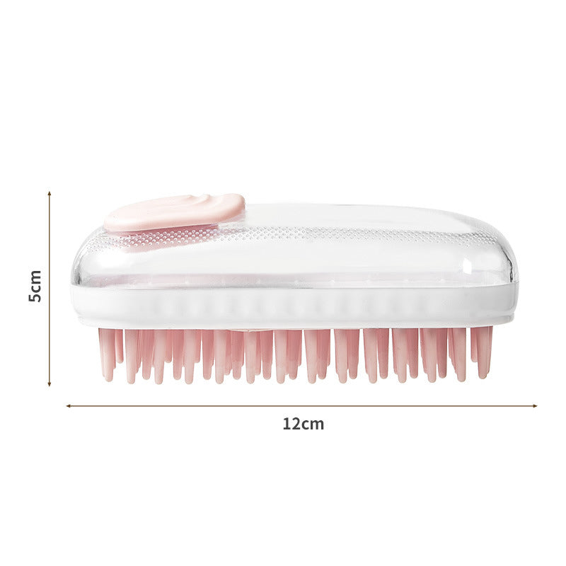 Silicone Pet Bath Brush For Gentle Massage And Cleaning