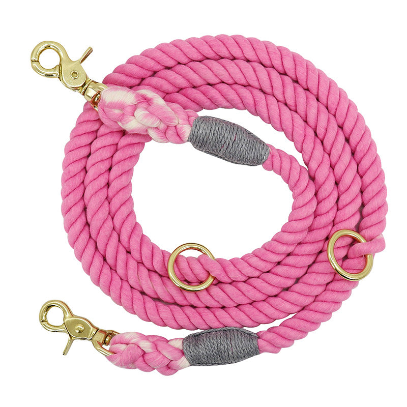 Multi Color Cotton Pet Long Leash For Training And Walking