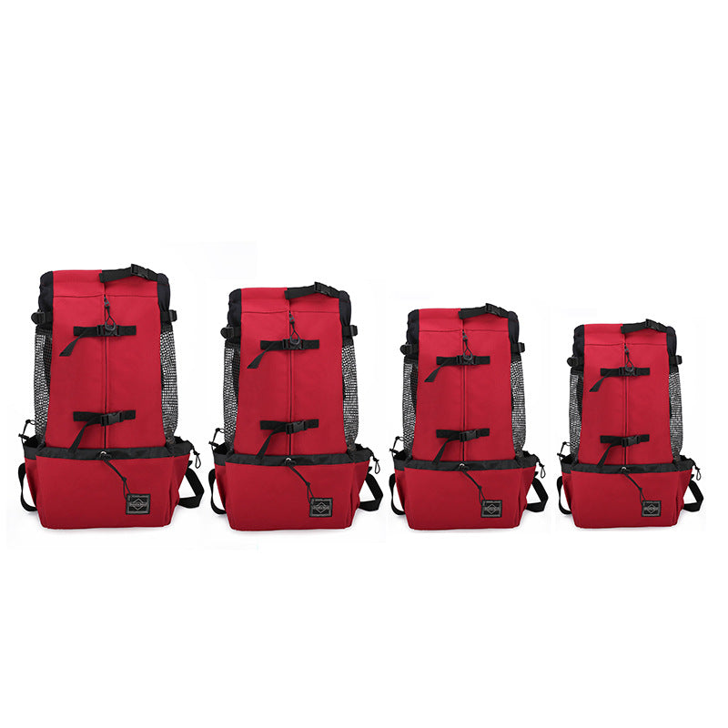 Portable Pet Carrier Backpack Double Shoulder Outdoor Travel Bag