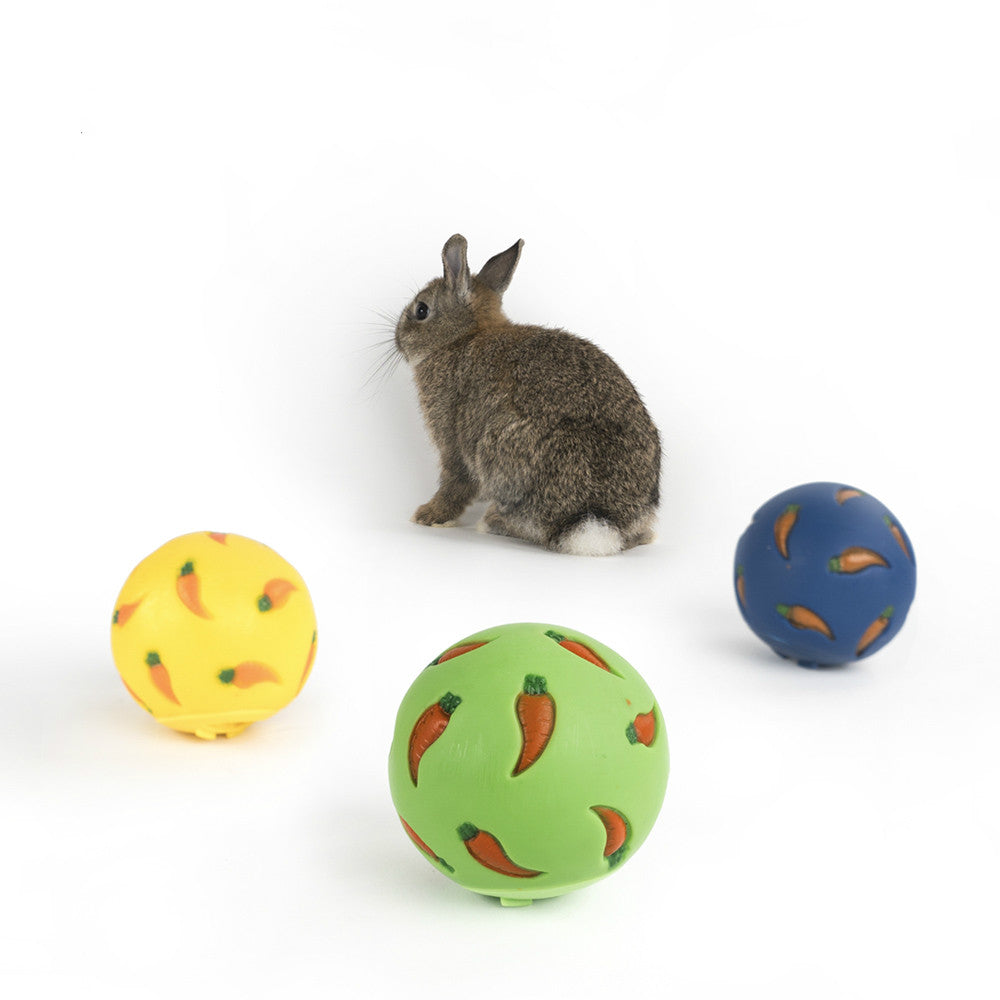 Pet Feeding Ball Toy For Rabbit Interaction