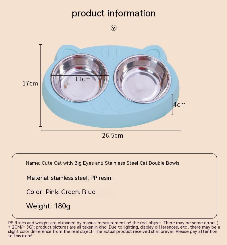 Pet Feeding and Drinking Water Bowl