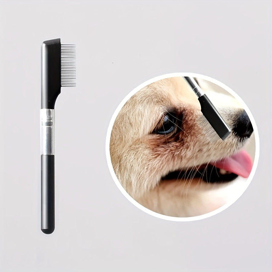 Pet Eye Grooming Brush Tear Stain Remover With Soft Comb