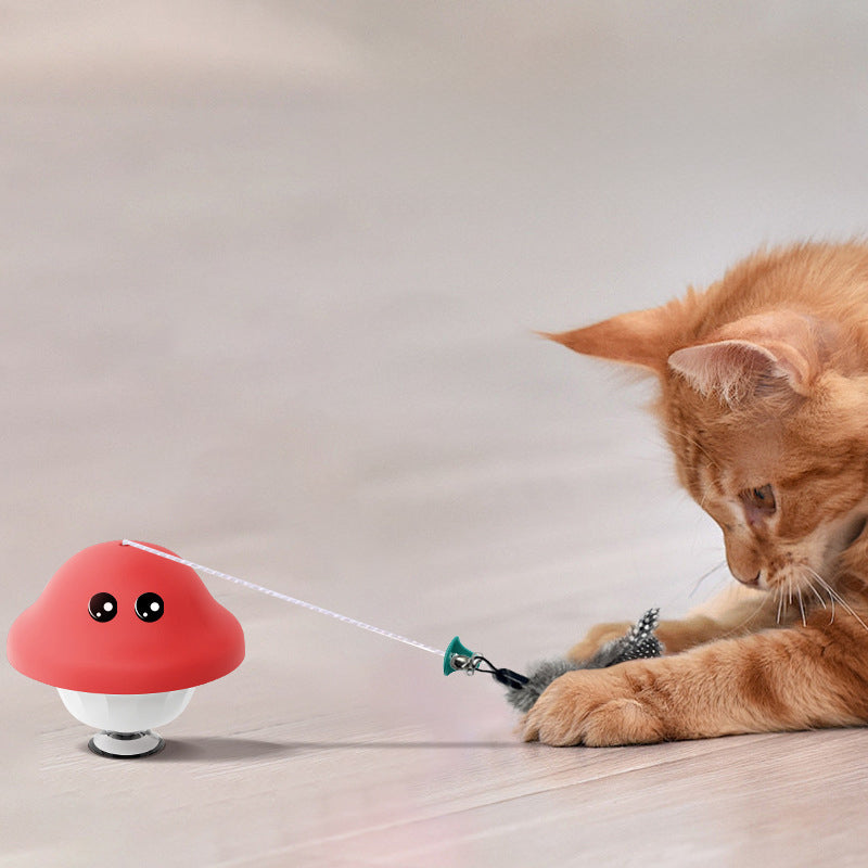 Retractable Wand Suction Cup Interactive Toys for Pets