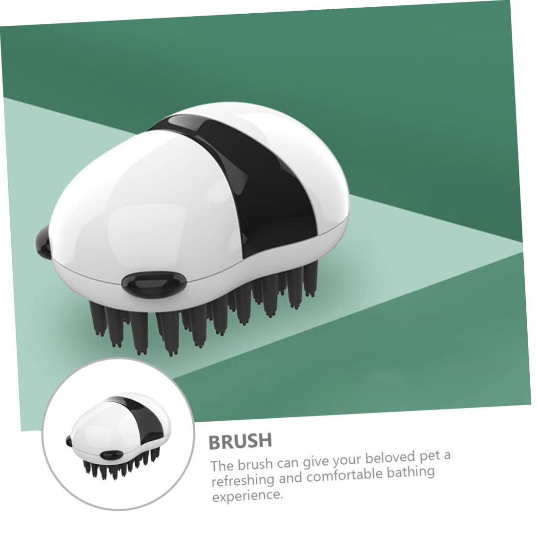 Pet Grooming Bath Brush And Glove For Hair Removal And Cleaning
