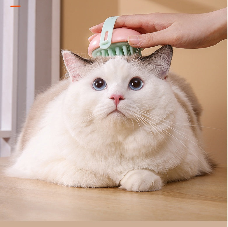 Silicone Pet Massage Bath Brush For Grooming