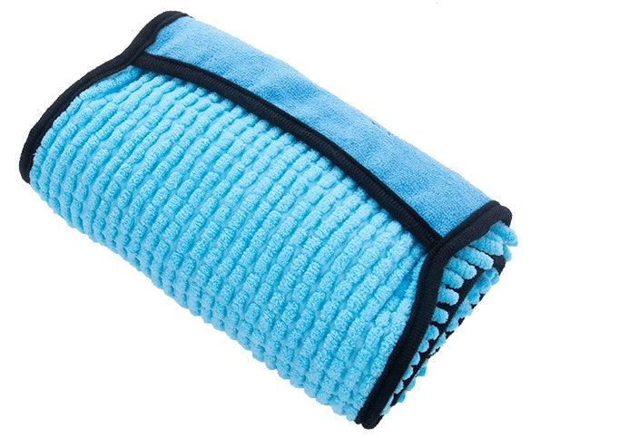 Solid Color Pet Bath Towel for Quick Drying