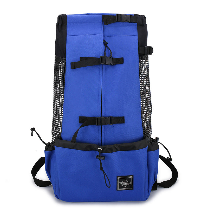 Portable Pet Carrier Backpack Double Shoulder Outdoor Travel Bag