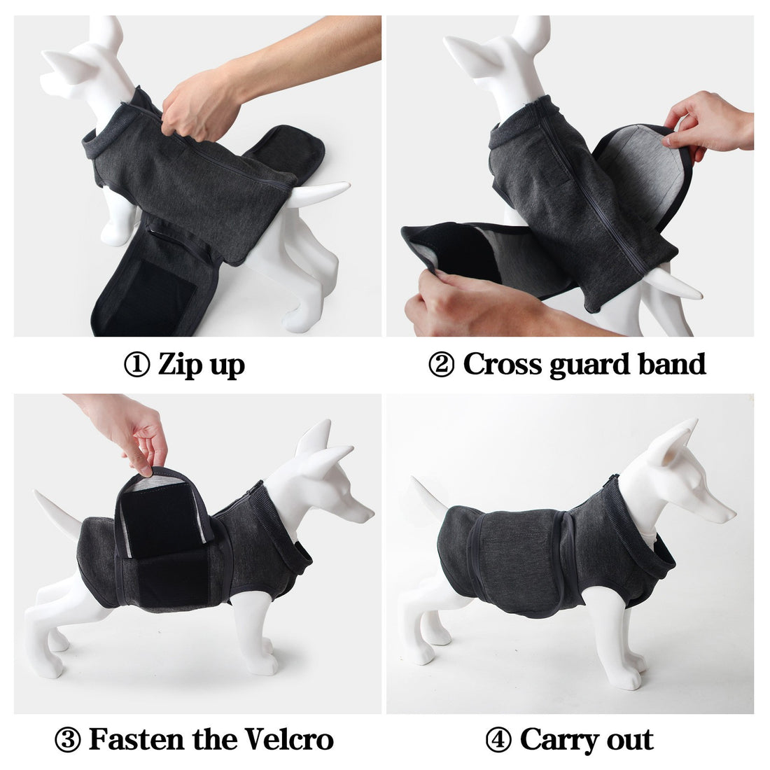 Polyester Cotton Double-Layer Pet Comfort Jacket