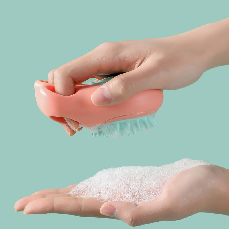 Pet Massage Bath Brush Comb For Grooming And Cleaning