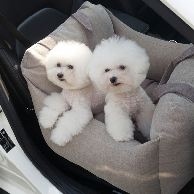 Waterproof Breathable Pet Car Seat Carrier Basket Travel Safety Bag